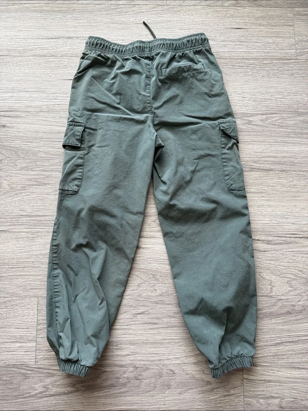 Olive Green Cargo Jogger Pants Size L